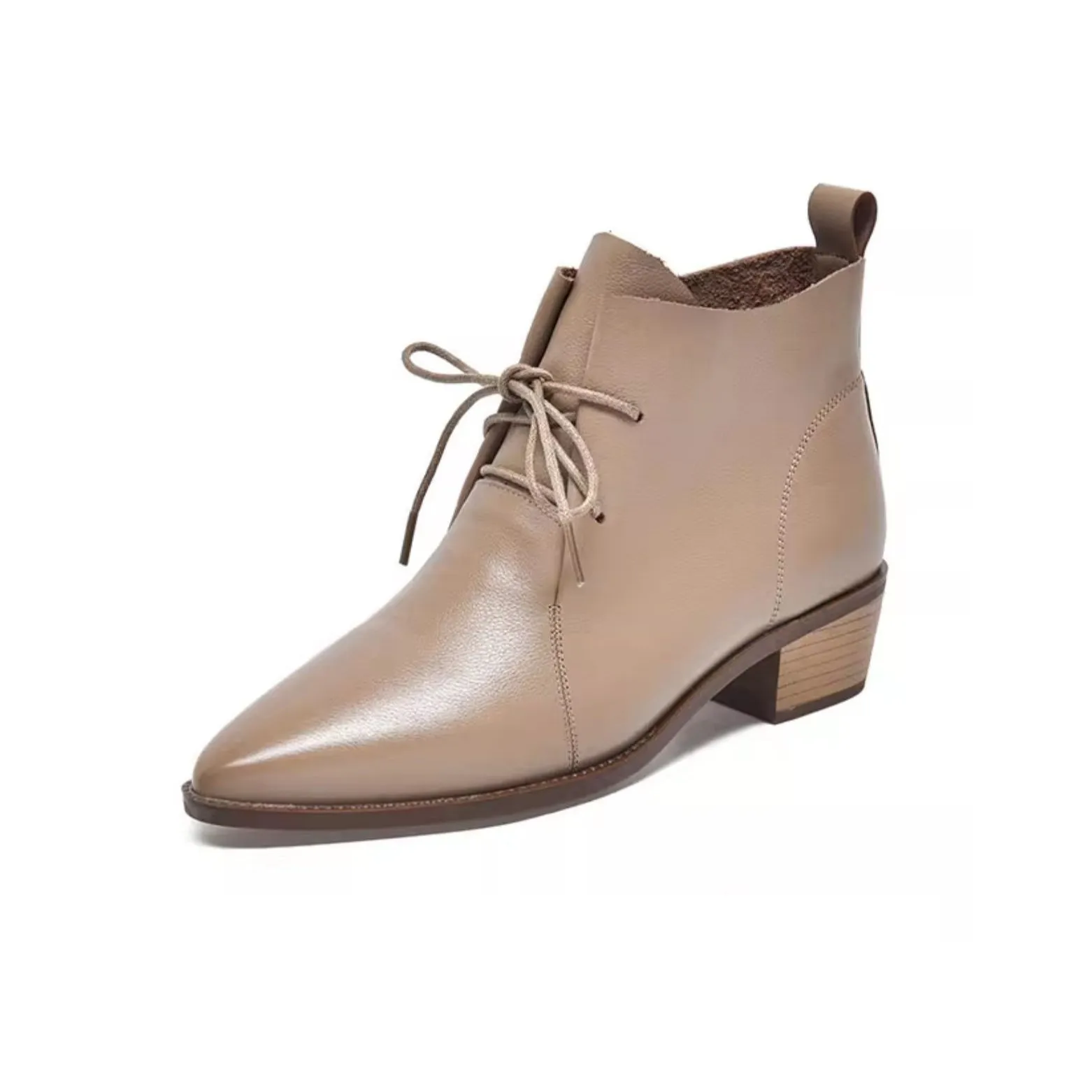 Devanro Ankle Boots Women's Apricot
