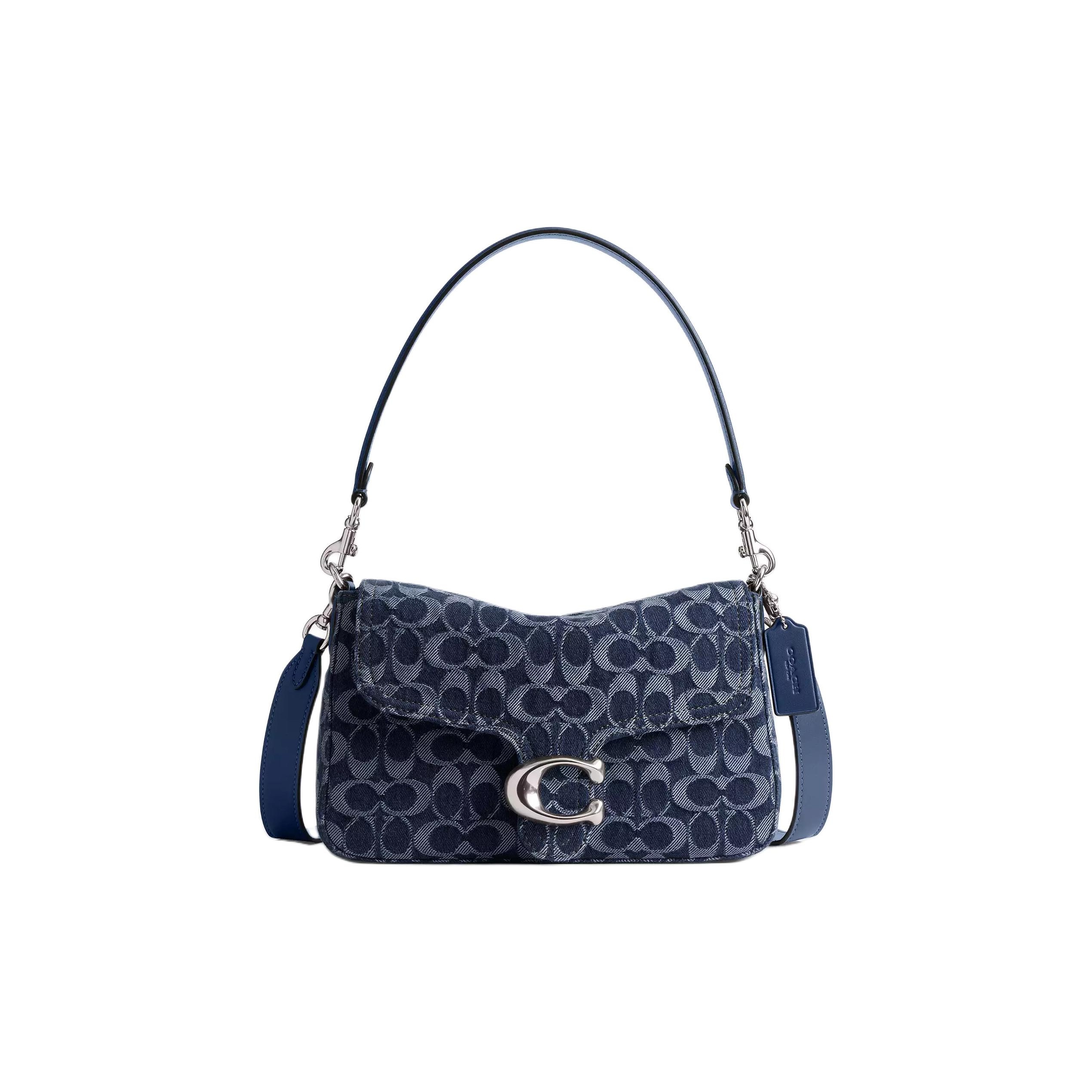 Real vs Fake：Coach Shoulder Bag Denim Authenticity Check