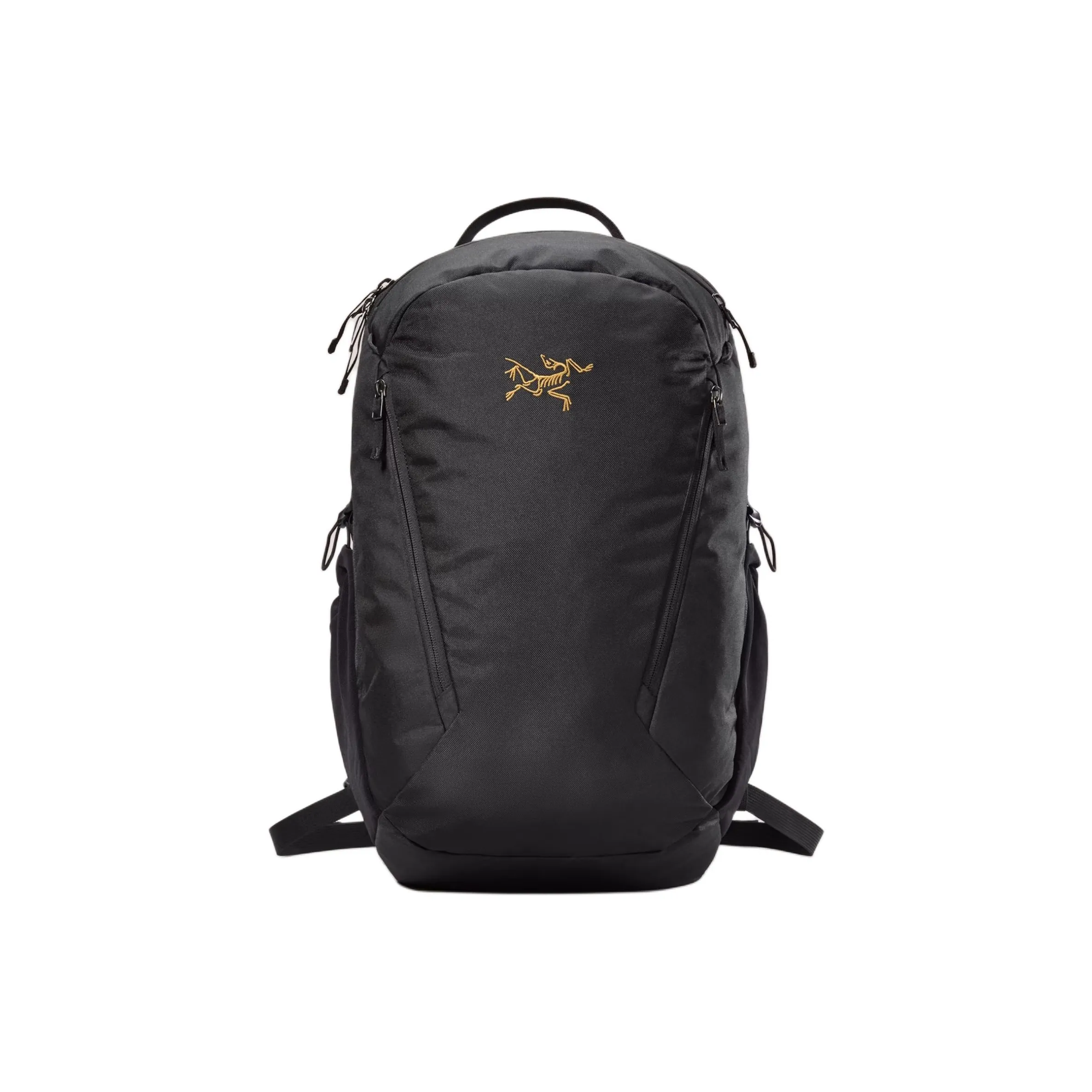 Arcteryx Mantis Recycled Polyester Outdoor Mountaineering Bag crease-effect backpack Unisex Black