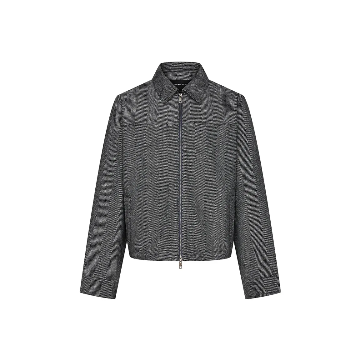 URBAN REVIVO Denim Jacket Men's Black