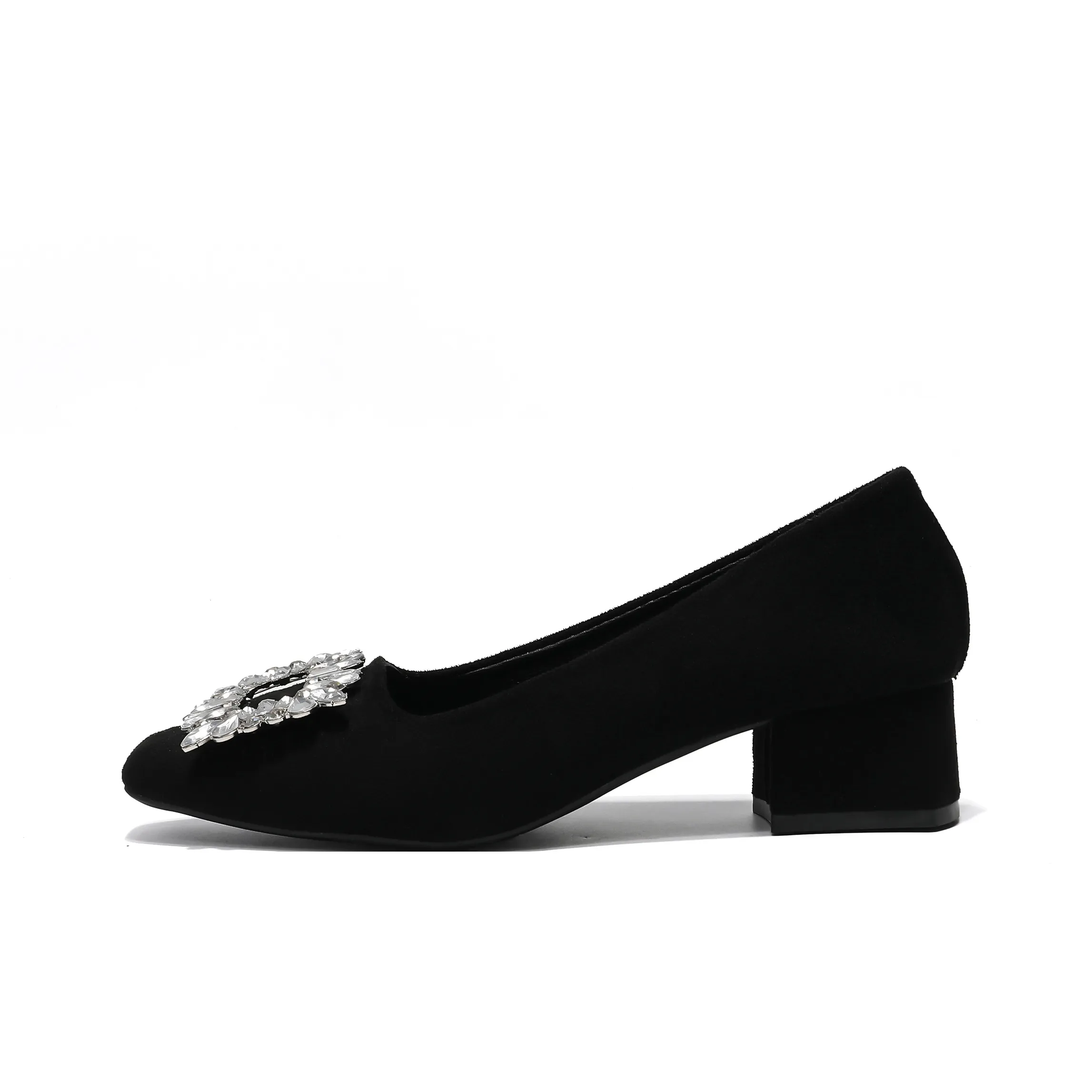 Be Good Грубый каблук Высокие каблуки 5 см Женские Черный