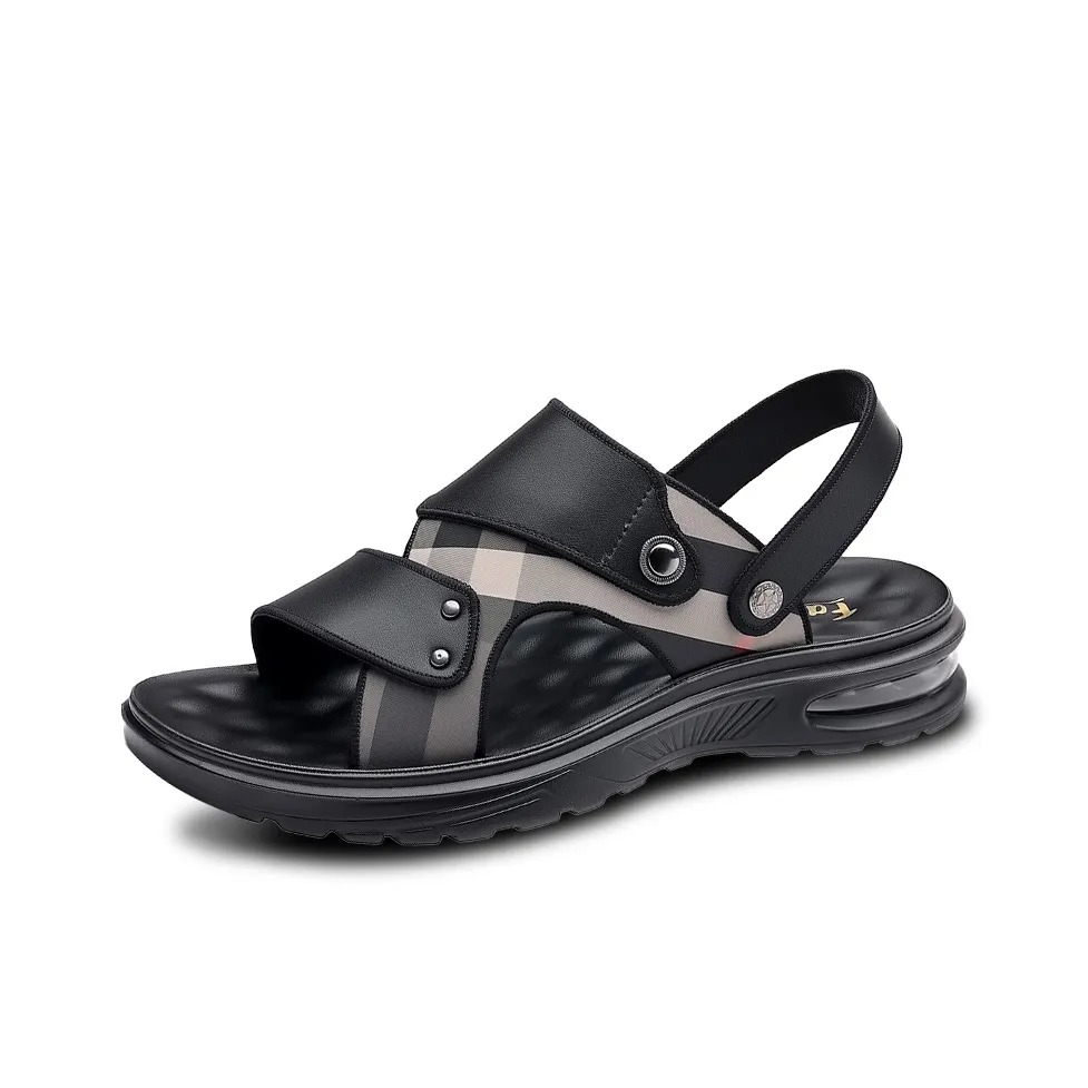 Tonlion Пляжные сандалии Мужские Черные