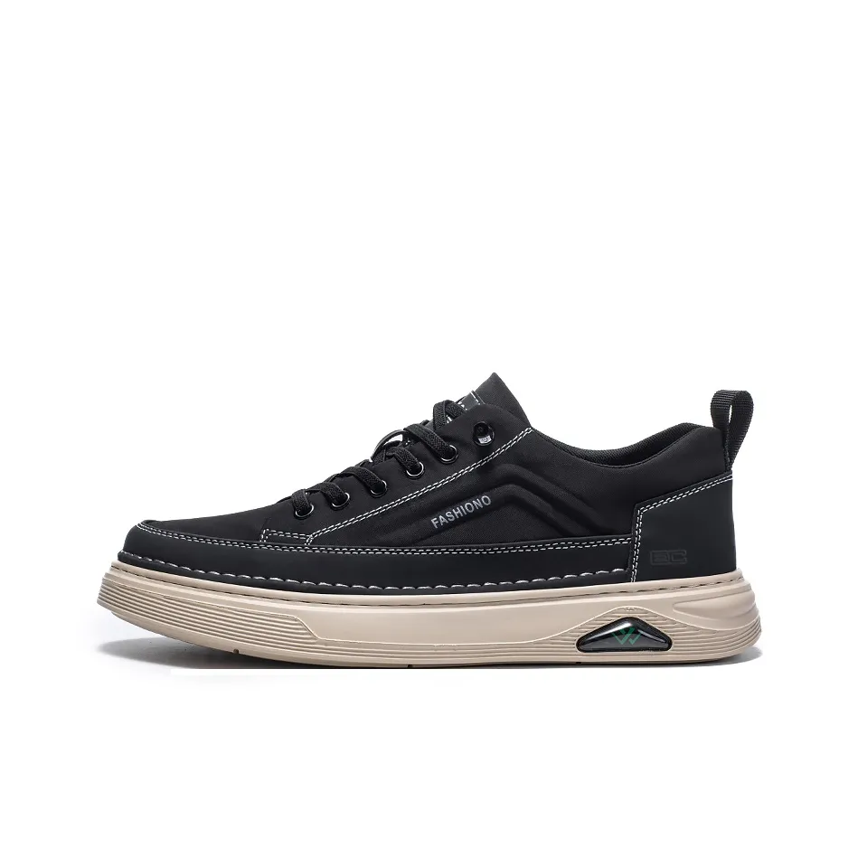 ENRICO COVERI Anti Slip Wear Resistant Breathable Lightweight Cushioning Low Top Canvas Shoes Men's