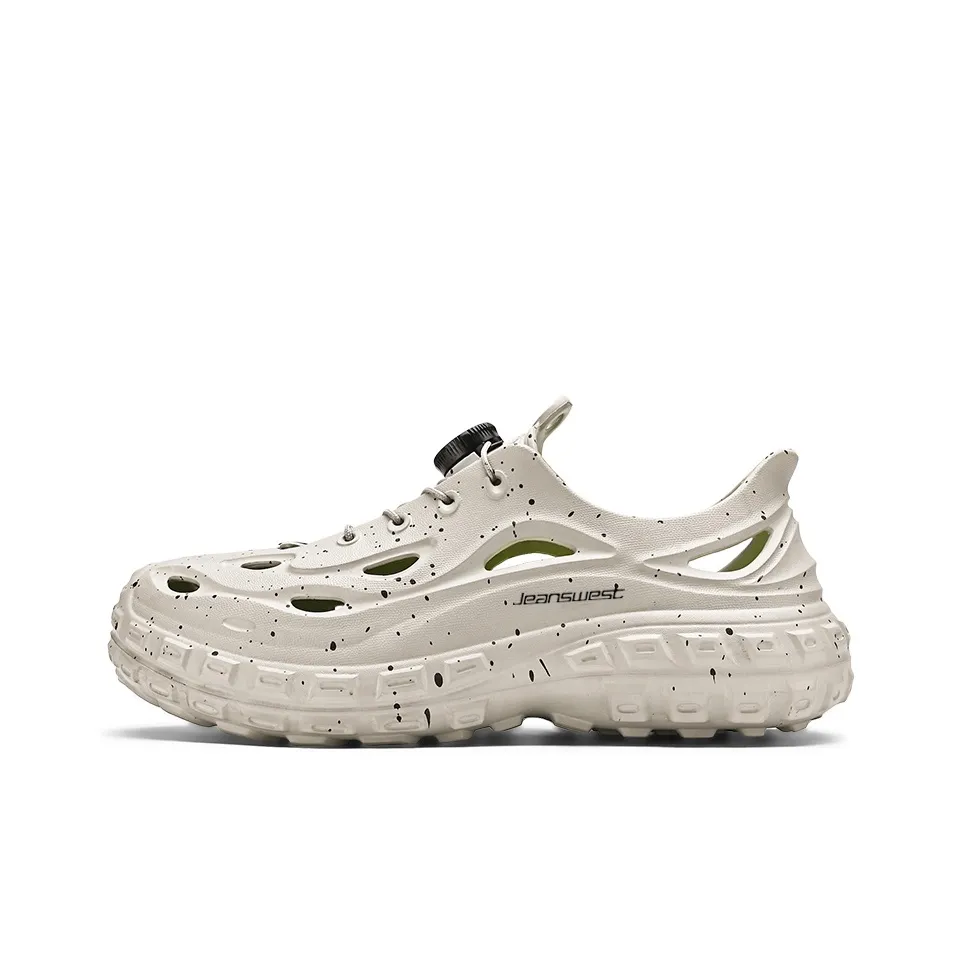 JEANSWEST Лето Новый FORCE Starry Sky Collection Винтаж Tire Дизайн Стиль Платформа Увеличение Высоты Сабо Мужской