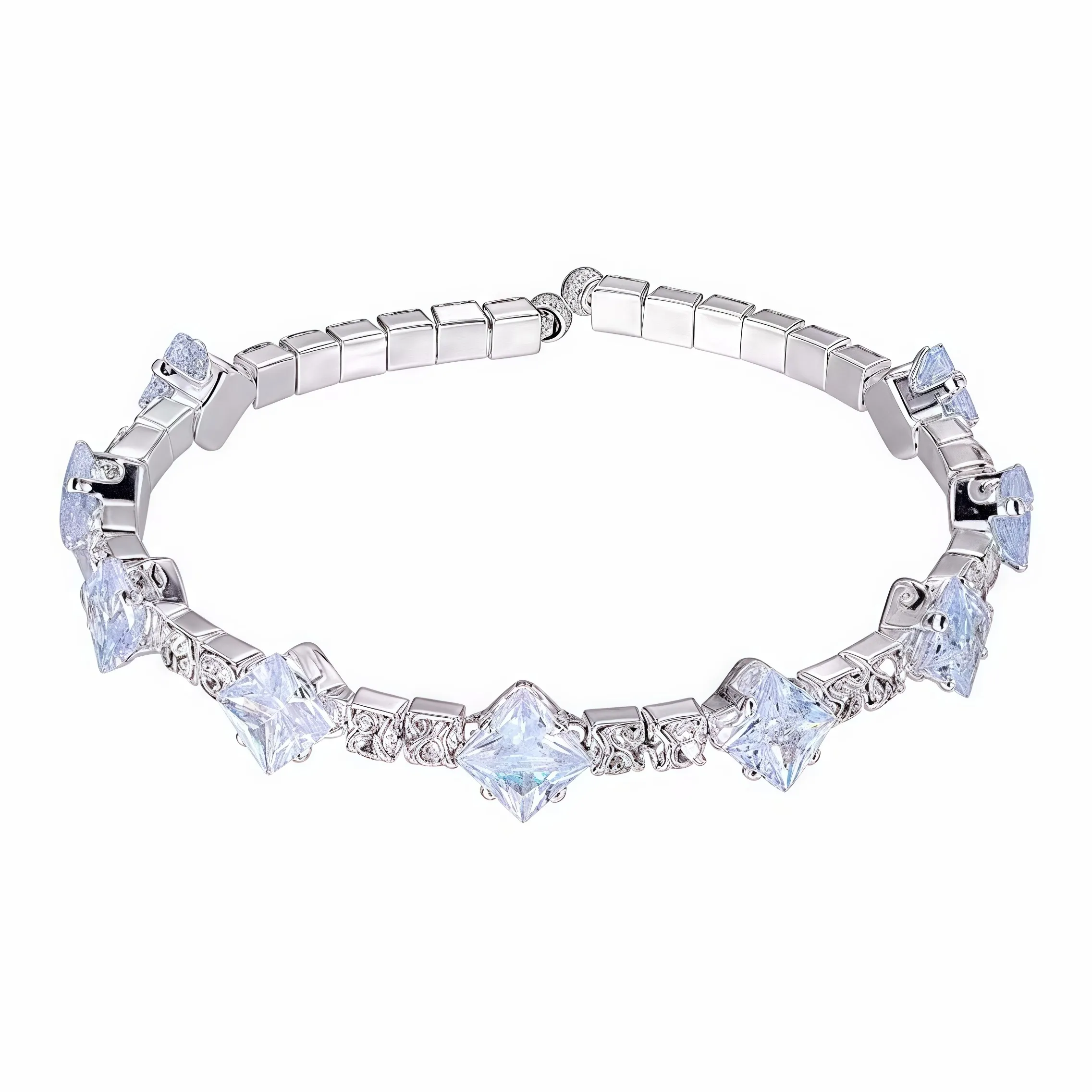 KING OF BLING Сплав с цирконием браслеты унисекс