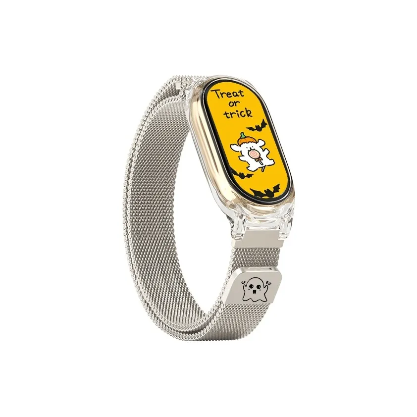 FLY Ремешок Xiaomi Совместимость Нержавеющая сталь Материал 135~190 мм