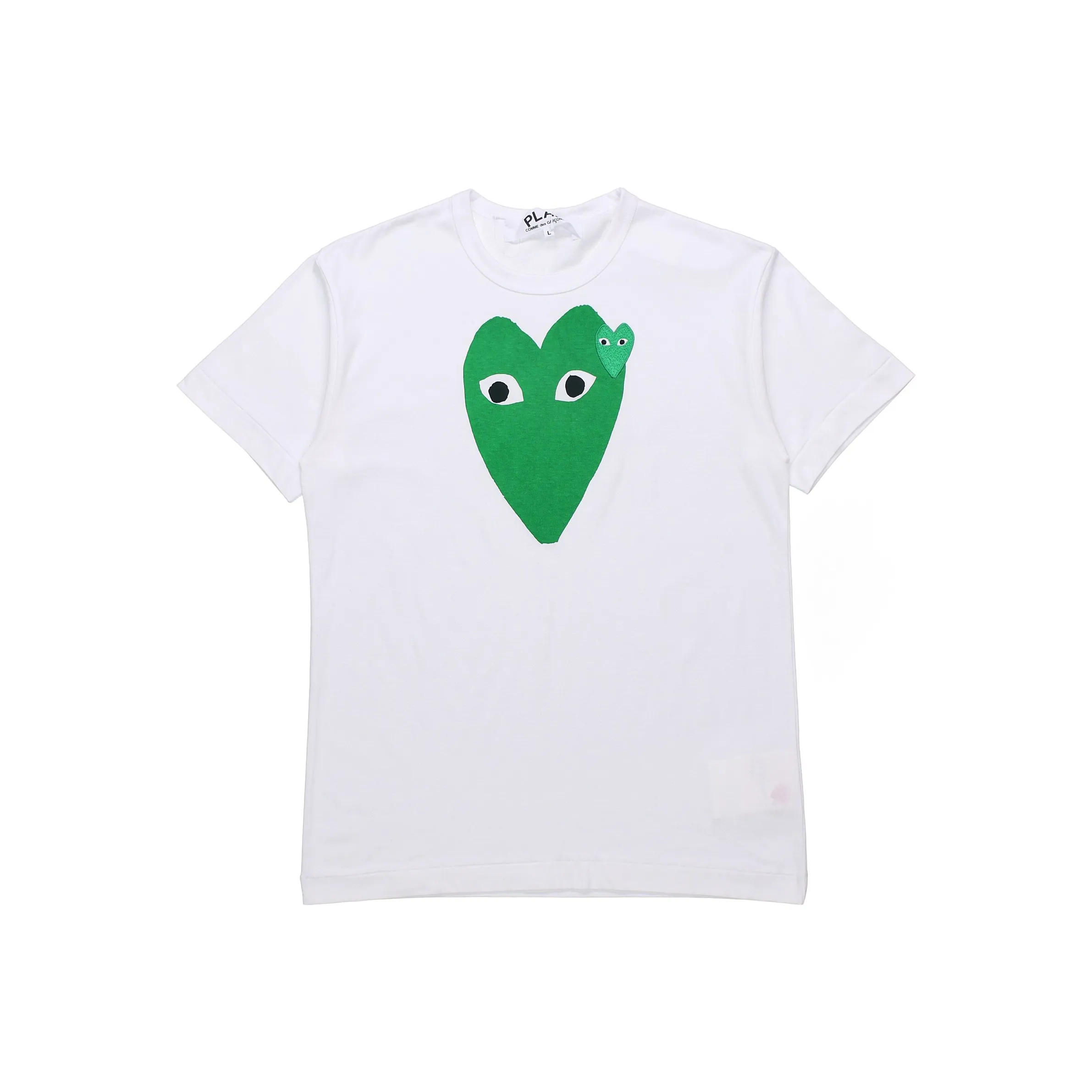 Comme Des Garcons Play Green Hearts T shirt