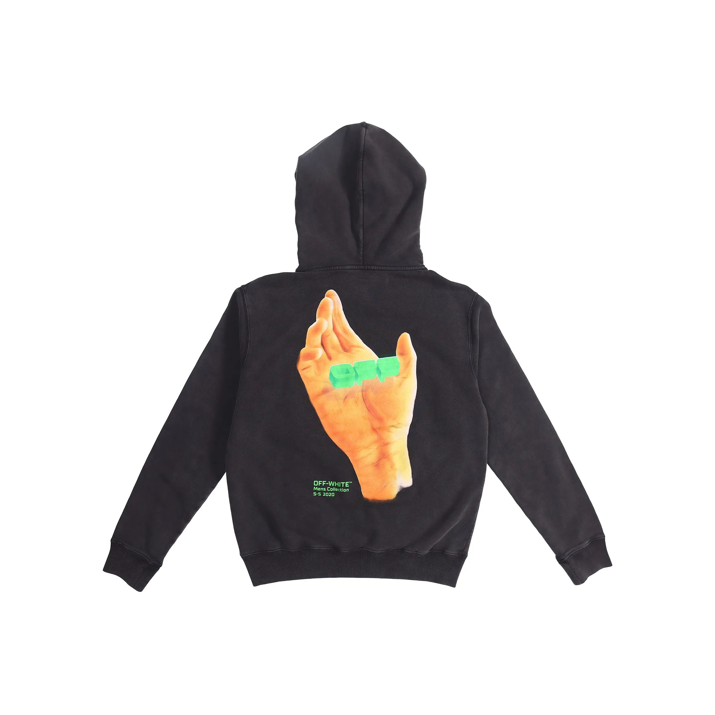 Off Белый SS20 Толстовка Мужской Черный