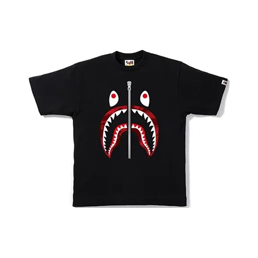 A BATHING APE Shark Series T-Shirt Унисекс Черный