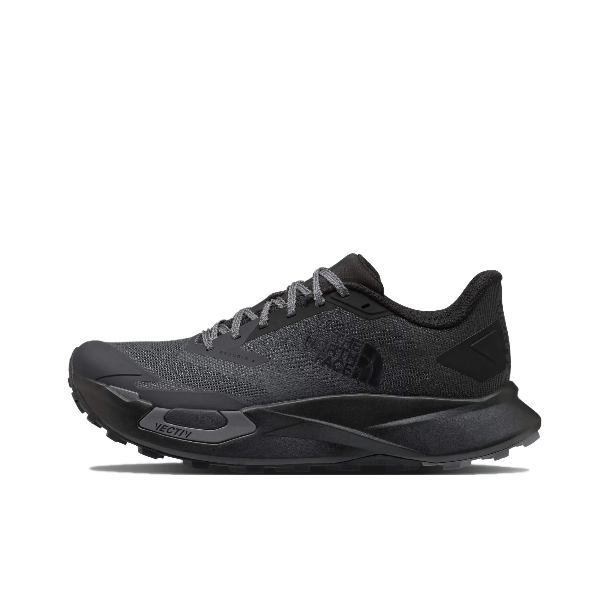 THE NORTH FACE Vectiv Enduris 4 Устойчивый к истиранию Дышащие Низкие Кроссовки для бега Мужские Космический черный