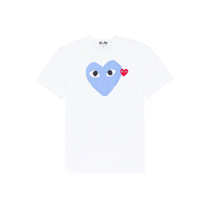 Comme Des Garcons Play Cdg Red Heart Colour Heart Tee