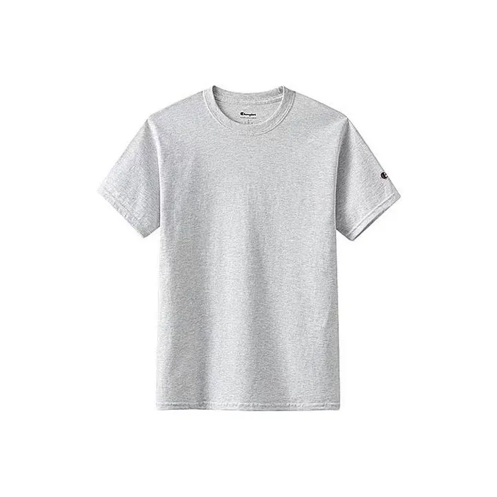 Champion T-Shirt US Version Unisex Light Gray Чемпион T-Shirt США Версия Унисекс Светло-Серый
