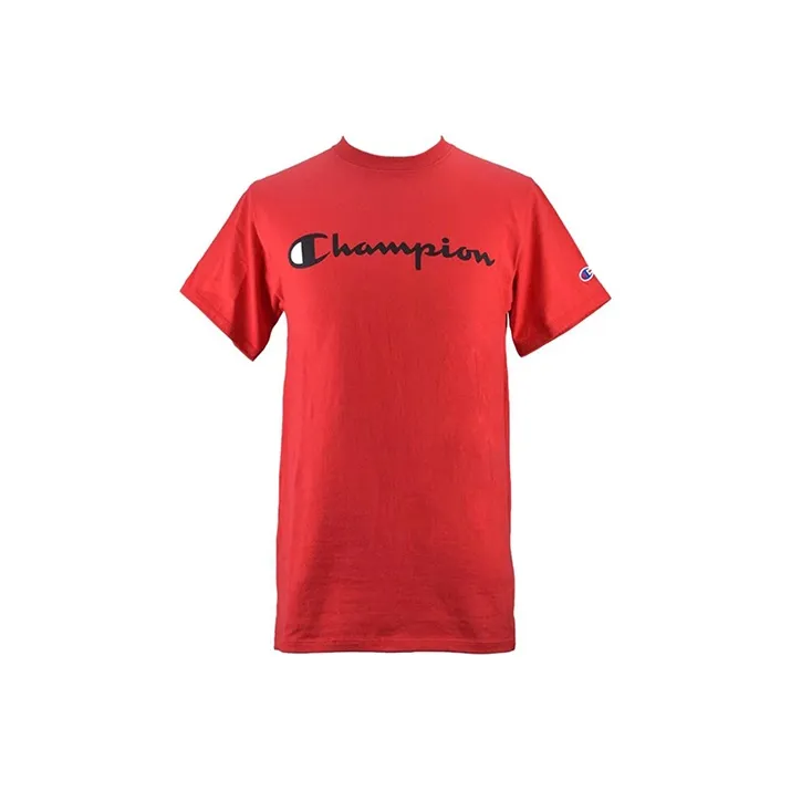Champion T-Shirt US Version Unisex Red Чемпион T-Shirt США Унисекс Красный