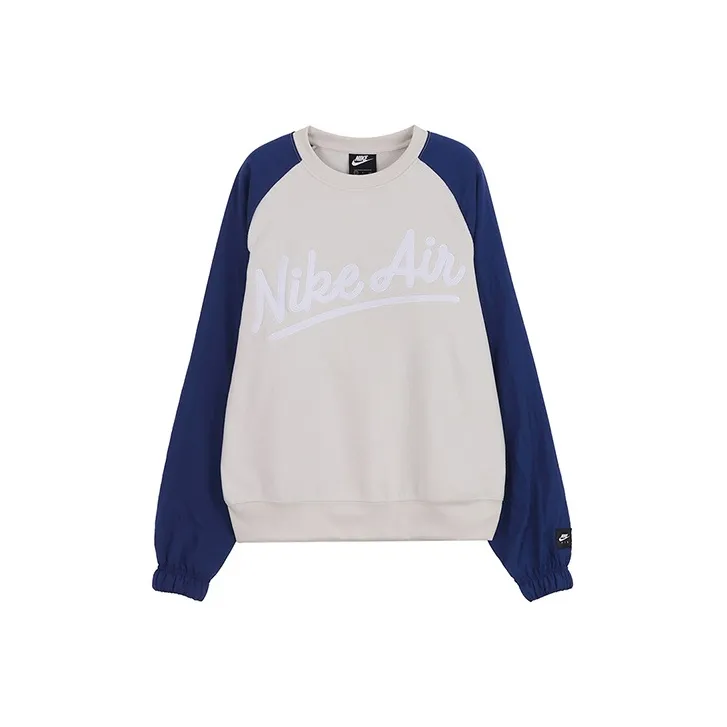 Nike Толстовка Мужская Синяя Белая