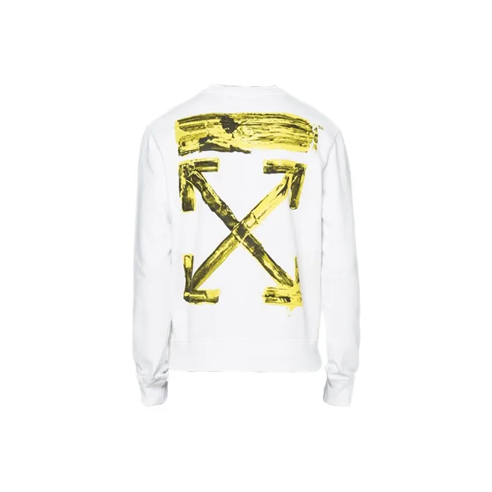 Off Белый Толстовка Мужской Белый