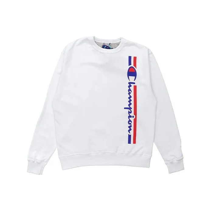 Champion Sweatshirt US Version Unisex White