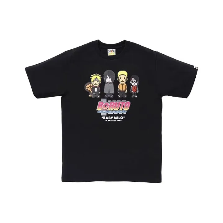 A BATHING APE x BORUTO Milo Tee T-рубашка Унисекс
