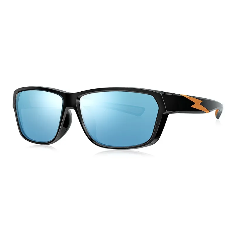 PARIM Резина Квадратные Солнцезащитные очки Детские Темно-синие