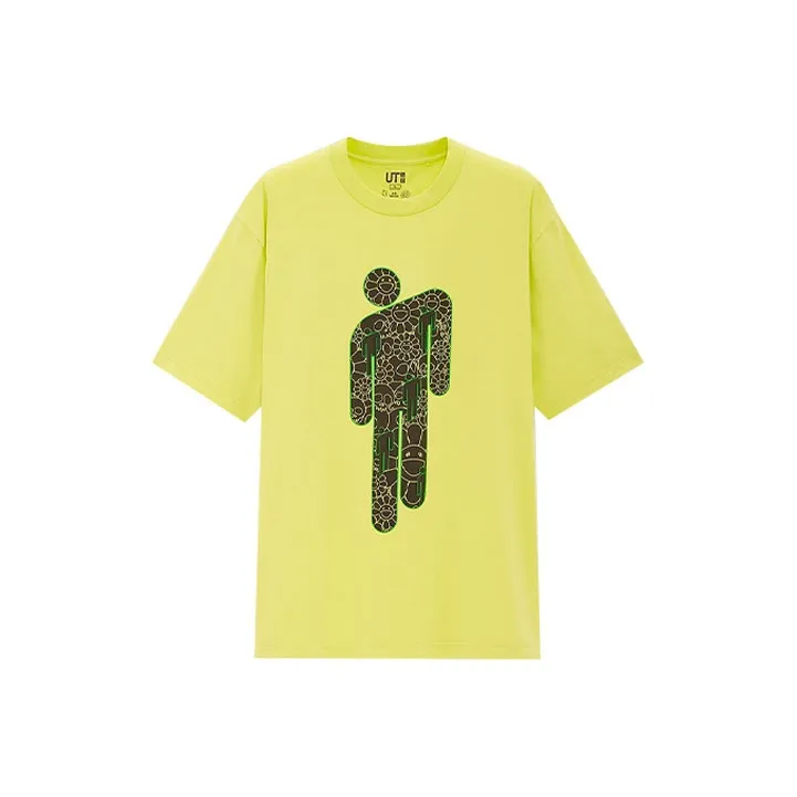 UNIQLO Flower Skulls Logo T-Shirt US Mens Sizing