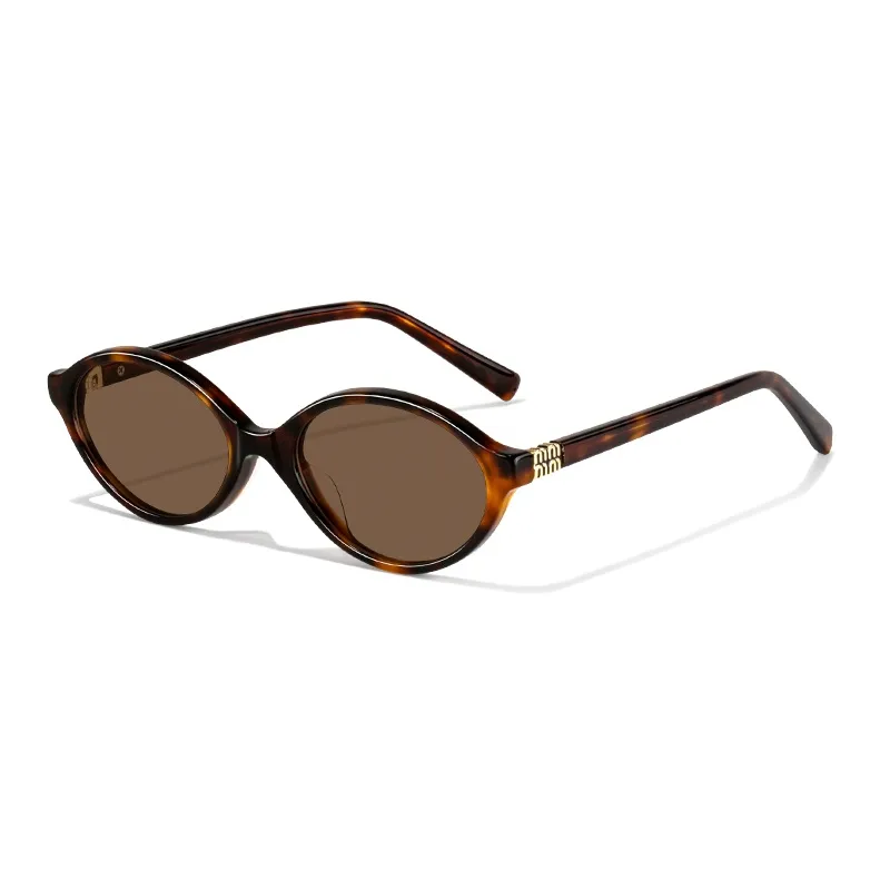 MK MINGKU Пластиковая оправа OVAL SUNGLASSES Унисекс