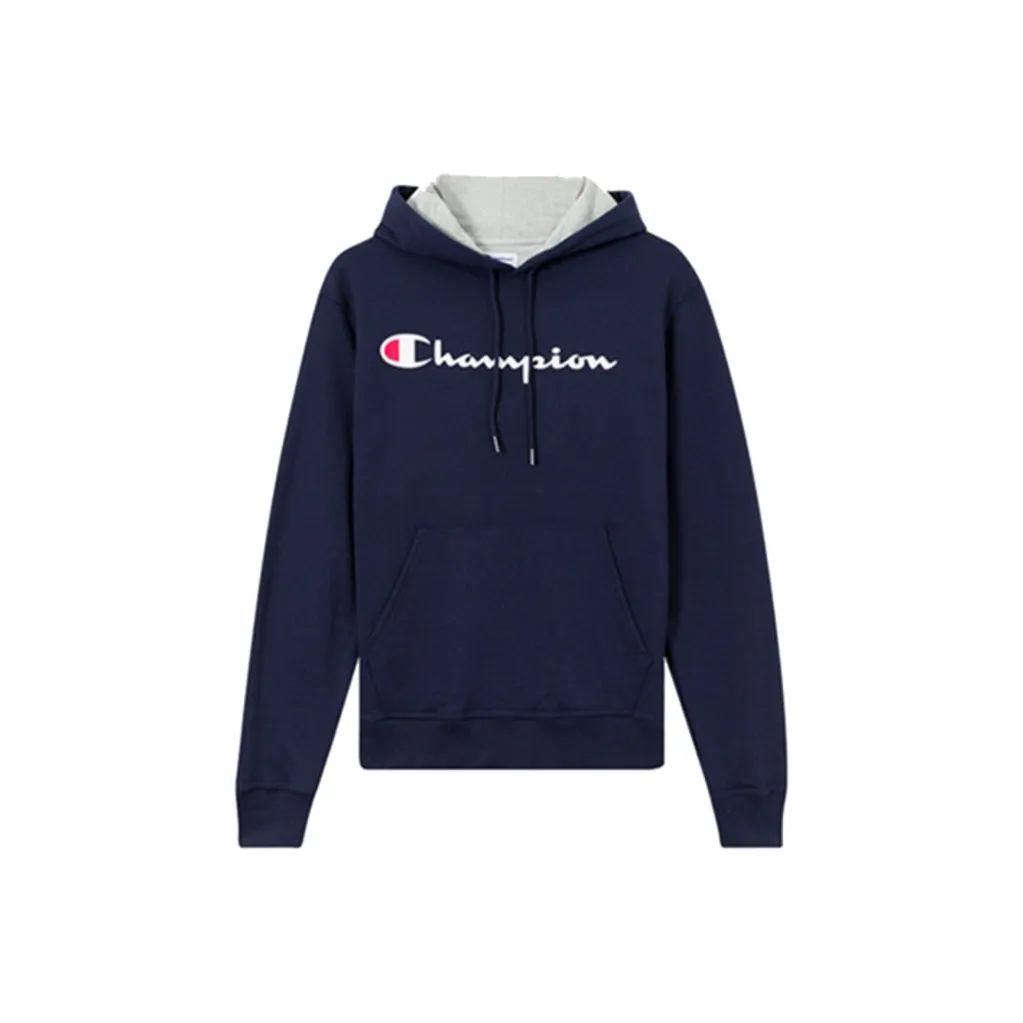 Champion Sweatshirt US Version Unisex Navy Blue