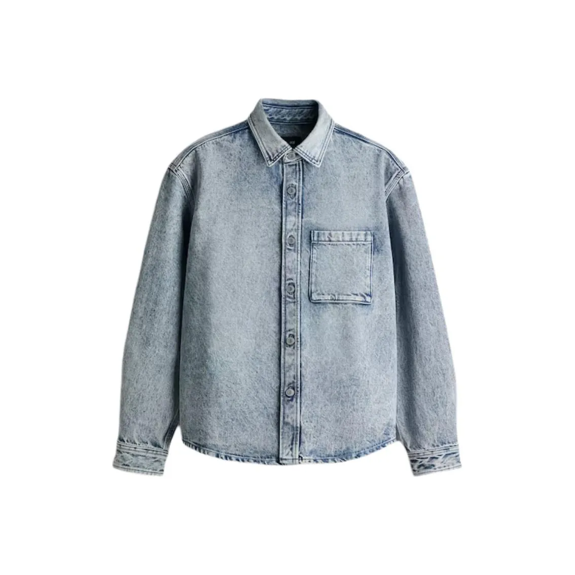 H&M Denim Jacket Men's Denim Blue