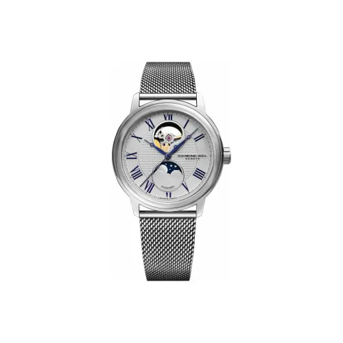 Raymond Weil Автоматический Механический Движение Мужские Часы 39,5 мм Серебряный