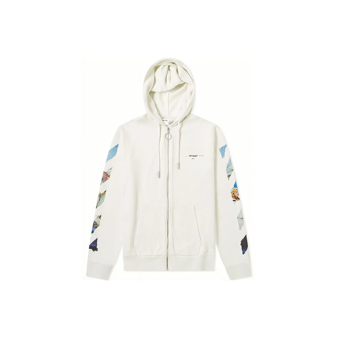OFF WHITE Diag Colored Arrow Zip Hoodie