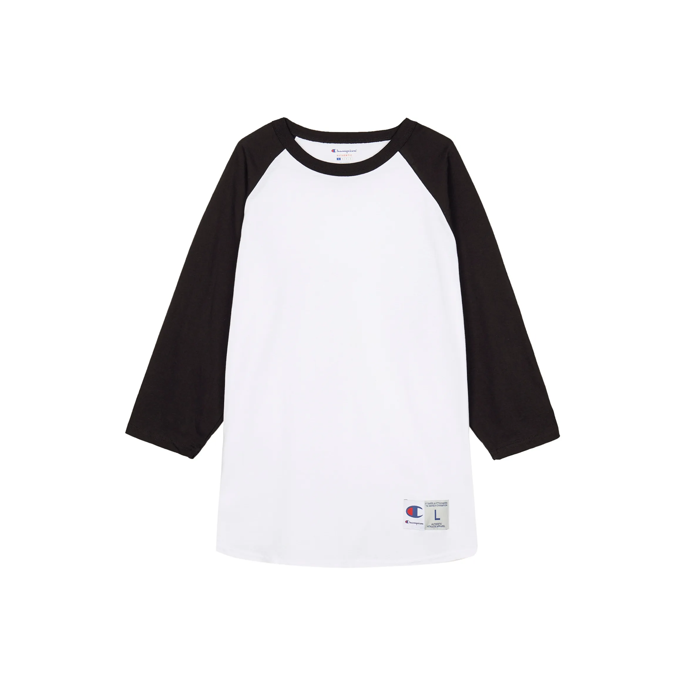Champion T Shirt US Version Unisex Black White
