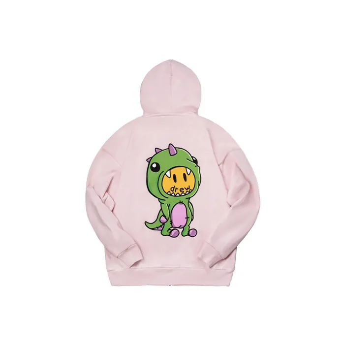 Drew House Smiley Face Collection Dinosaur Collection Свитшот Унисекс Розовый