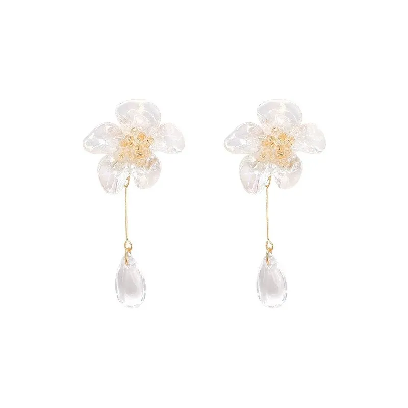 Tong Tong Rabbit Alloy, Acrylic Earrings Women's