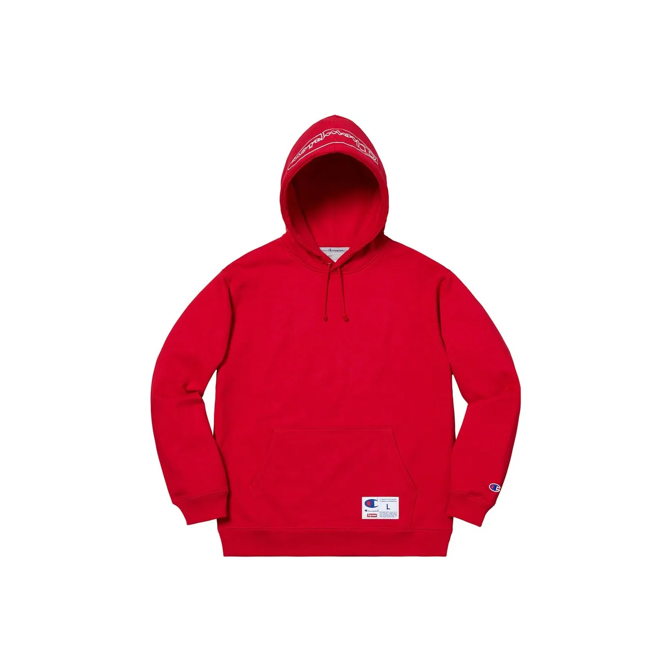 Supreme Champion Outline Hooded Sweatshirt