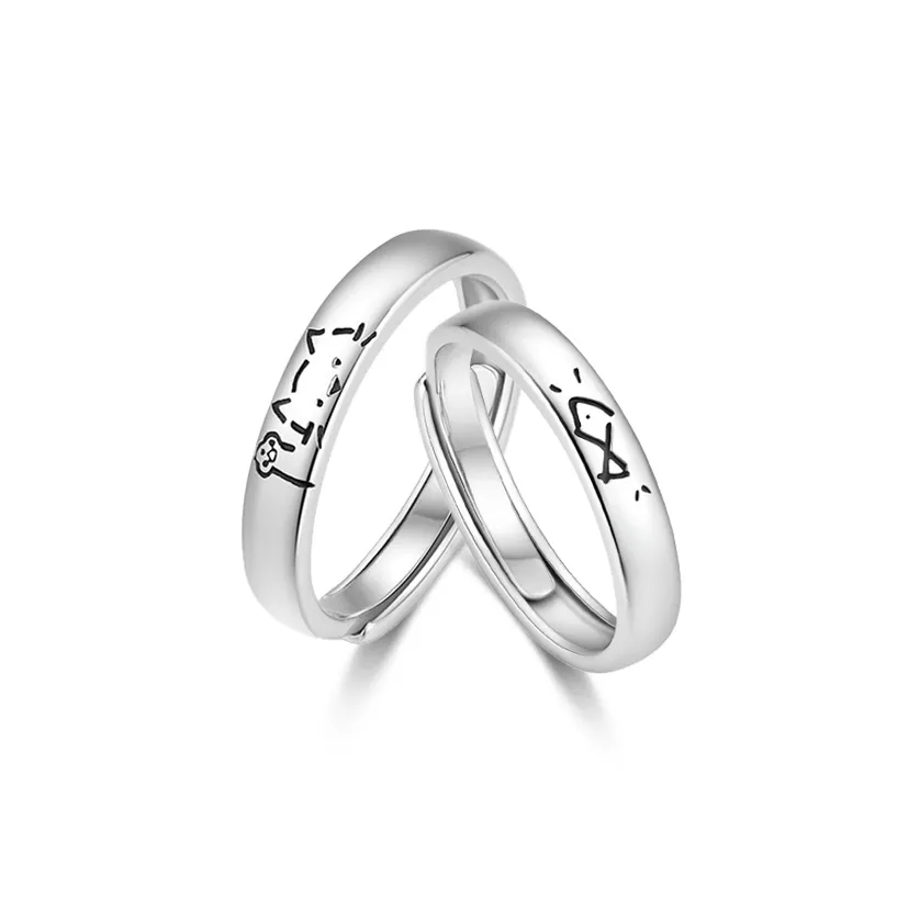 The Star Of The Water Shell 999 Fine Silver Rings Unisex