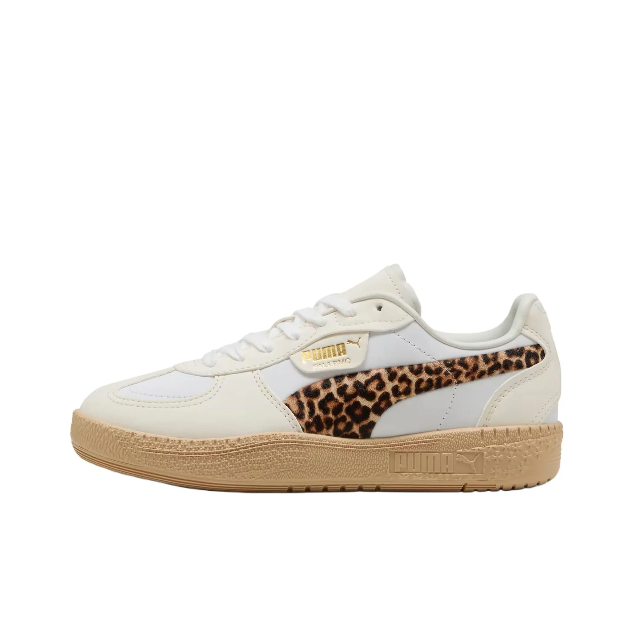 PUMA Palermo Moda Low Top Skateboard Shoes Women's White Brown