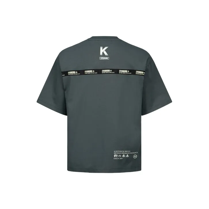 EVISU Темно-зеленые Мужские T-рубашки