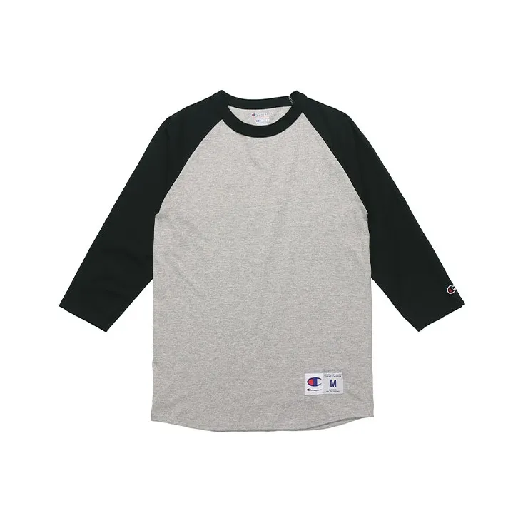 Champion T-Shirt US Version Unisex Black Gray Чемпион T-Shirt США Унисекс Черный Серый