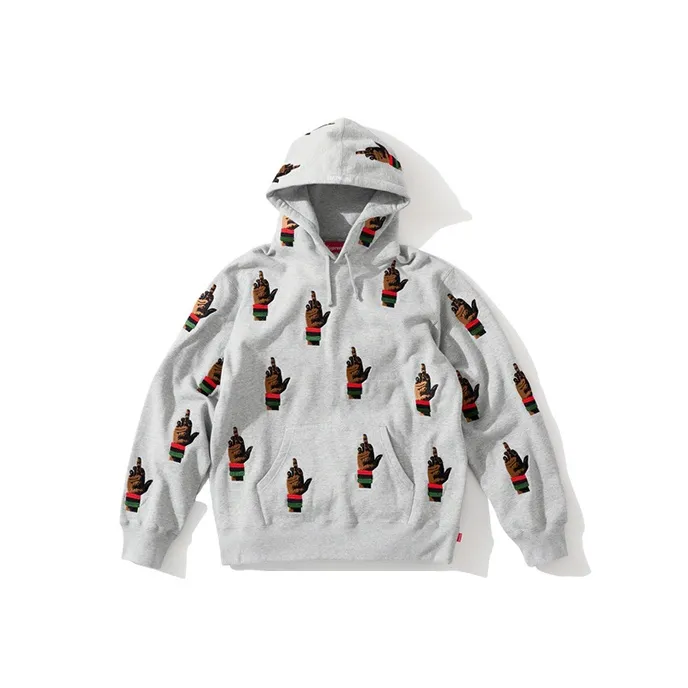 Supreme Dead Prez Rbg Embroidered Hooded Sweatshirt