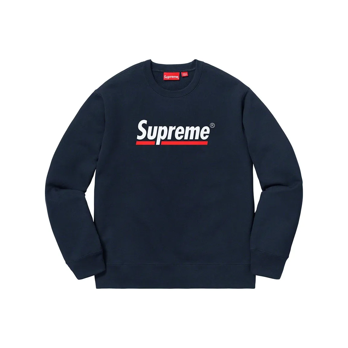 Supreme Свитшот Унисекс Темно-синий