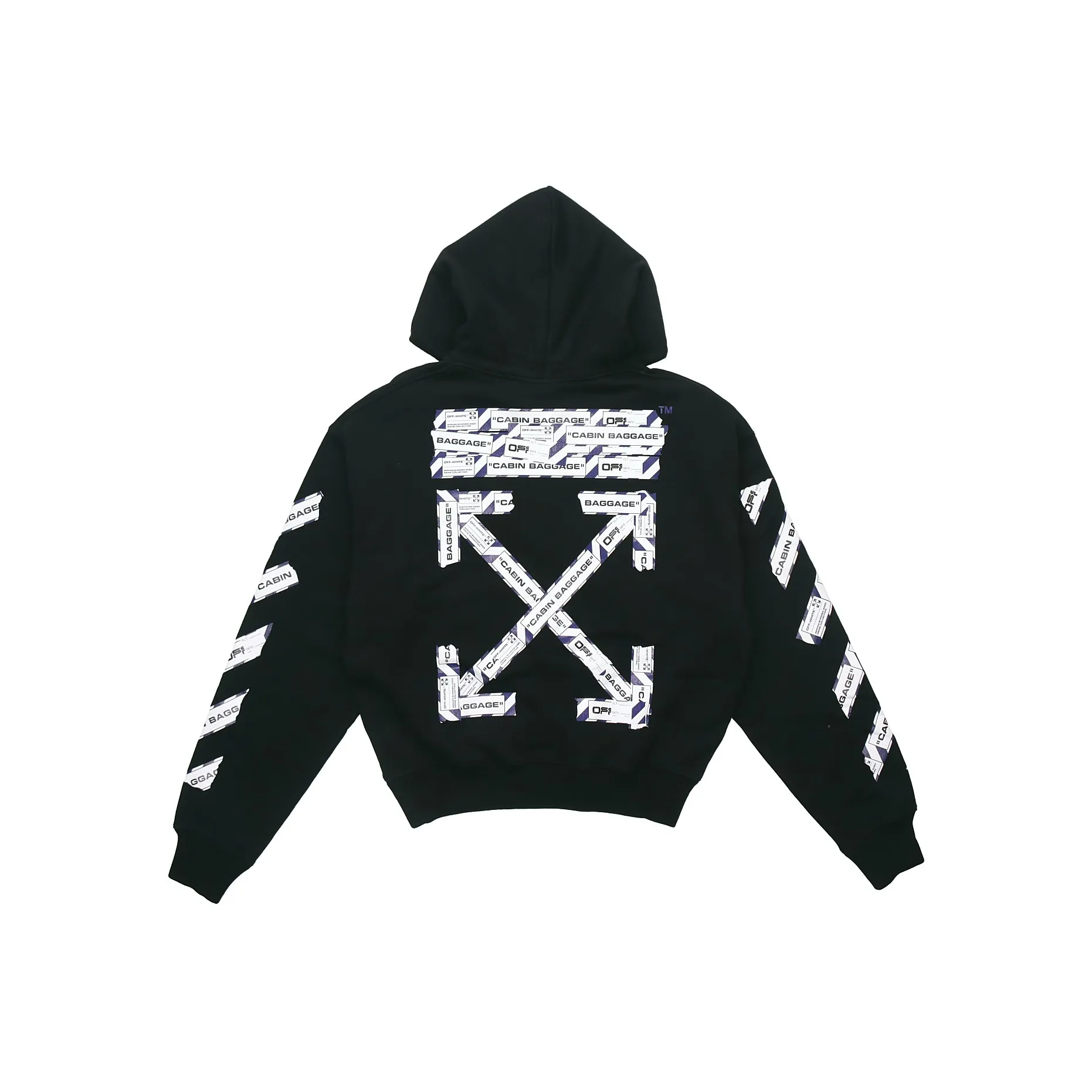 OFF WHITE Airport Tape Slim Hoodie