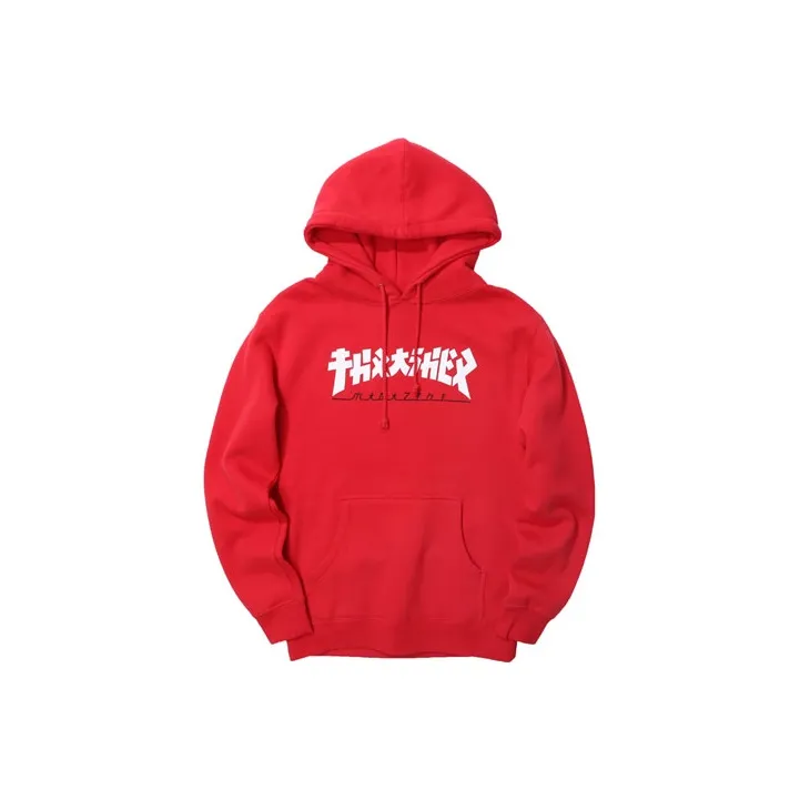 Thrasher Свитшот Американская версия Унисекс Красный