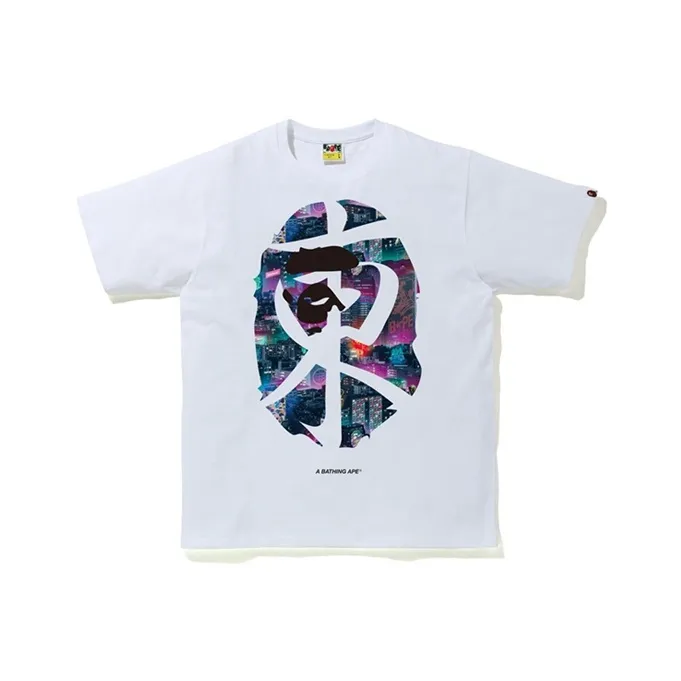 Bape Neon Tokyo Kanji Tee