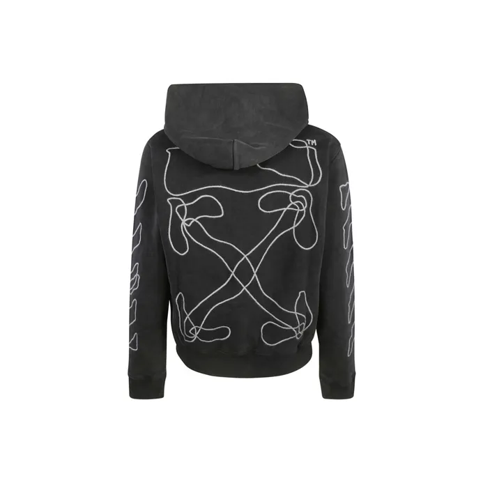 OFF WHITE Abstract Arrows Embroidered Hoodie