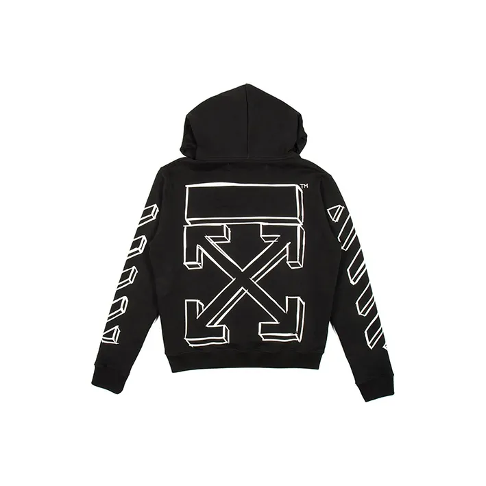 OFF-WHITE Chain Arrow Slim Hoodie