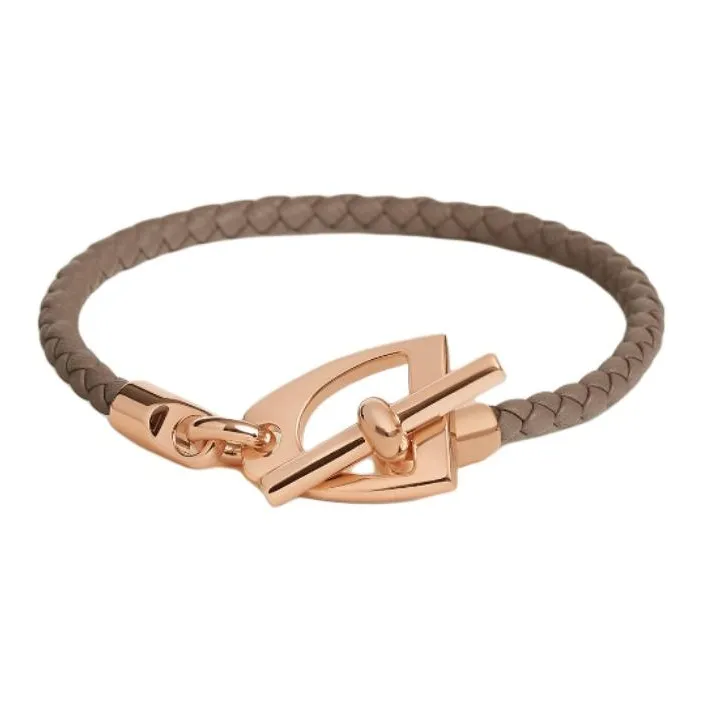 HERMES Металл Браслеты Унисекс Слон Серый