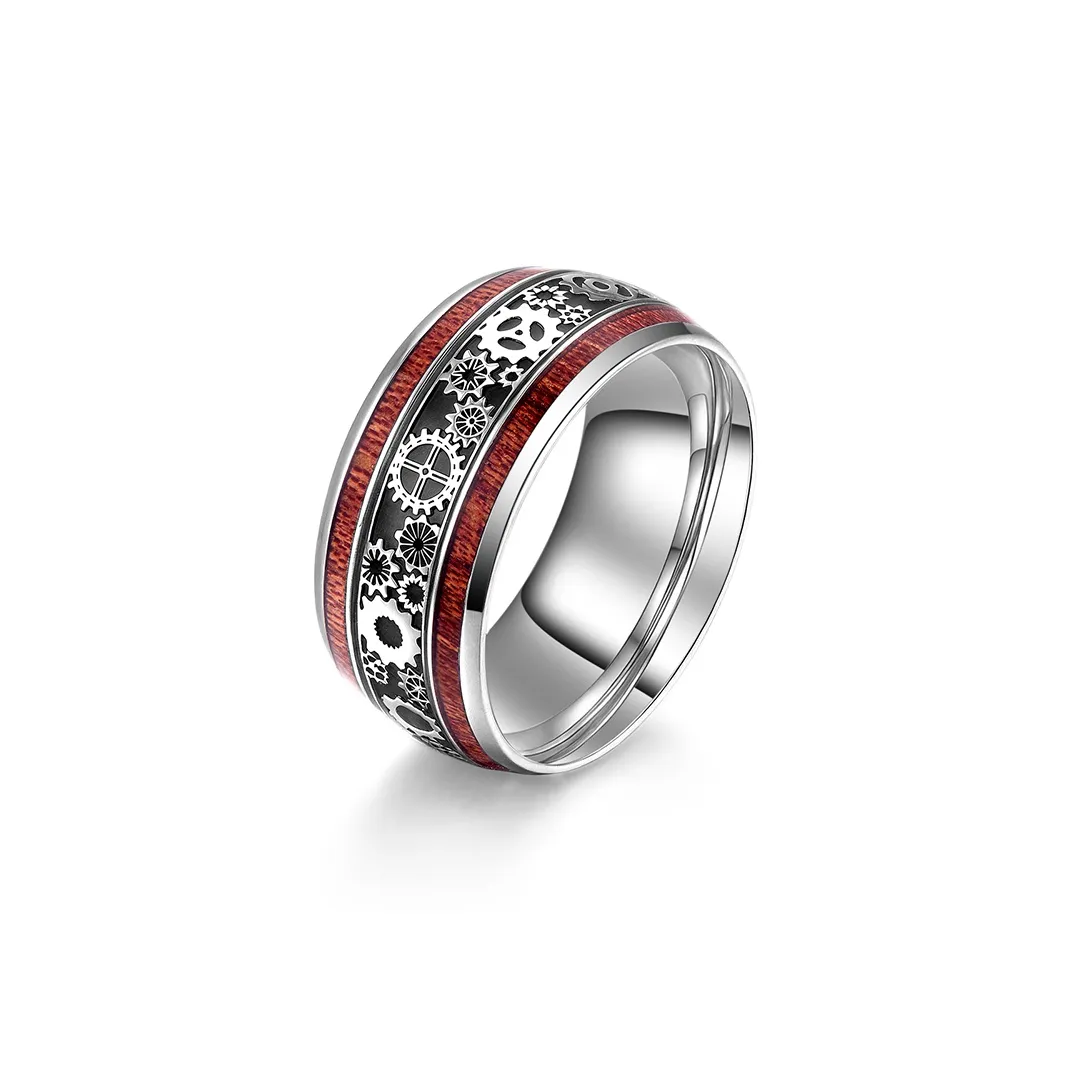 FAIRWHALE Titanium Steel Rings Unisex