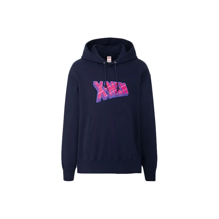 UNIQLO/UNIQLO X Marvel Co Брендированная SERIES Унисекс Свитшоты