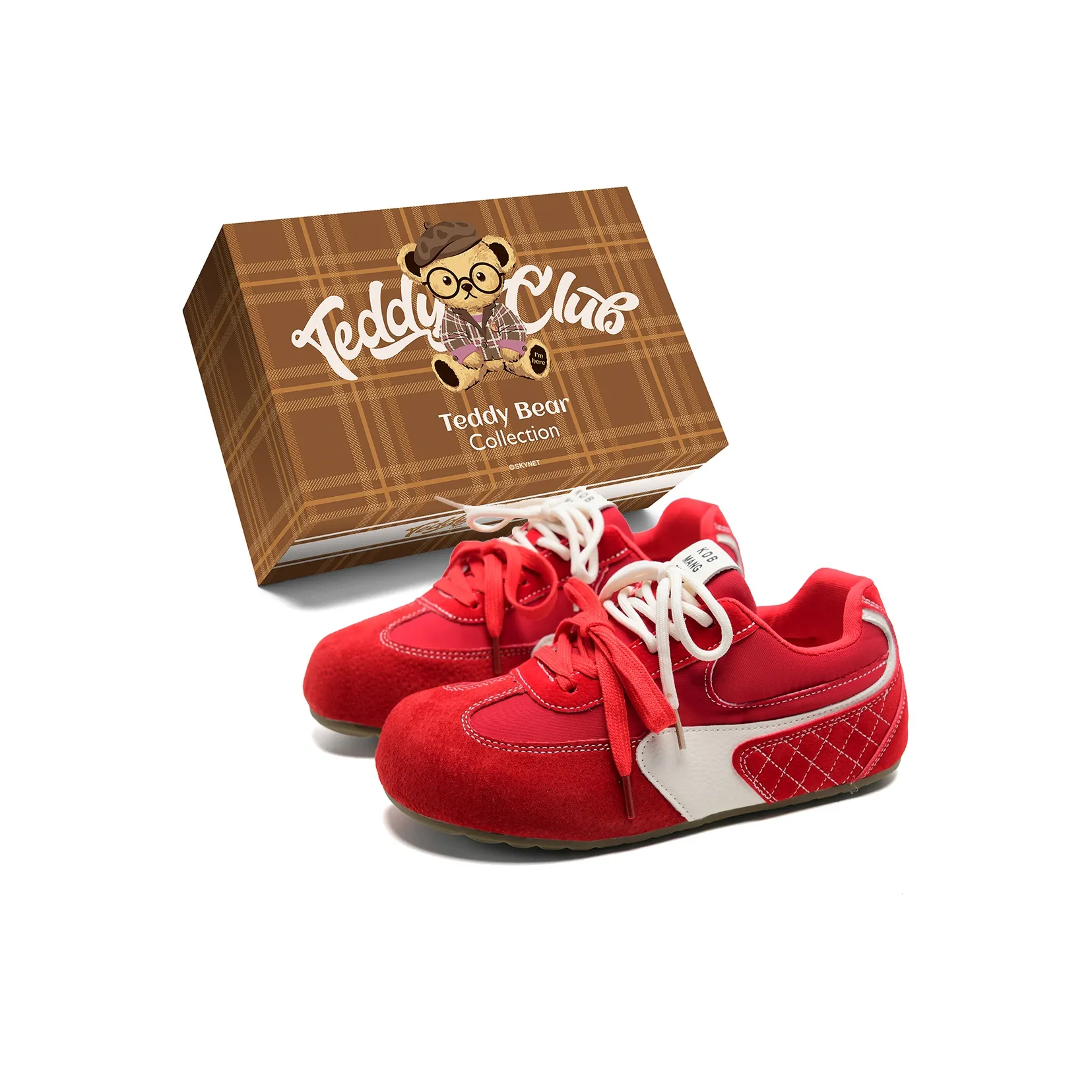 Teddy Bear Collection Противоскользящее покрытие Легкий Низкий топ Повседневный Женский