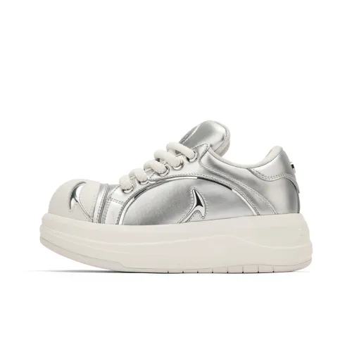 SMILEY White Whale Series Кроссовки для скейтбординга Low Top Унисекс