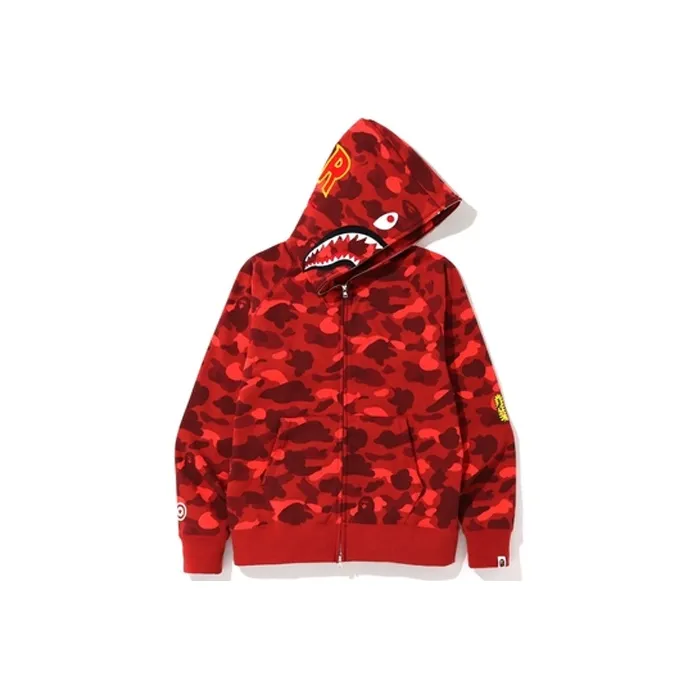 Bape Color Camo Tiger Full Zip Hoodie FW18