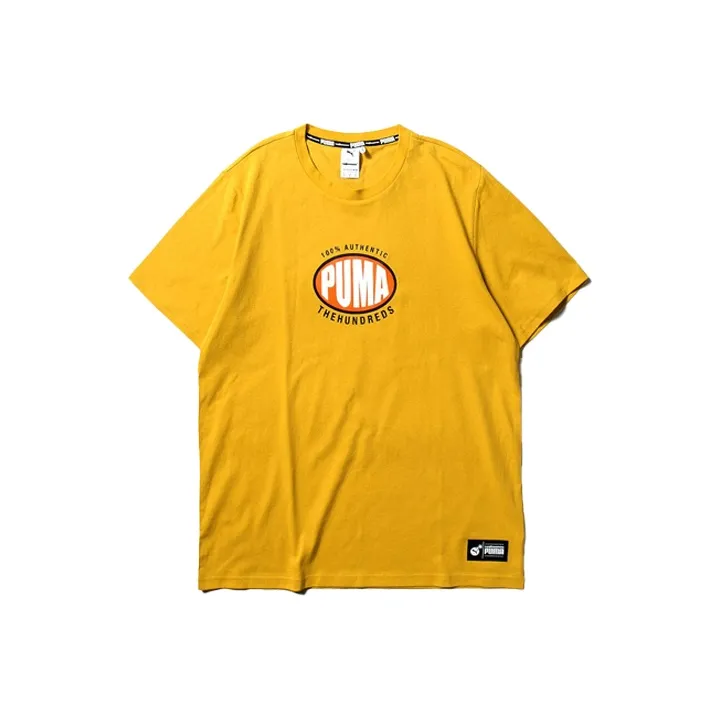 The Hundreds X PUMA Yellow Shirt T Shirts Men's